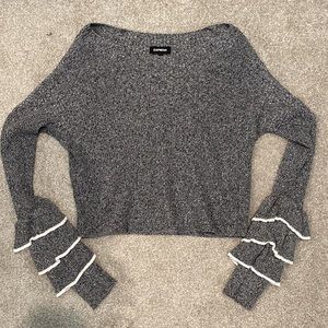 CUTE Ruffle Detail Sweater